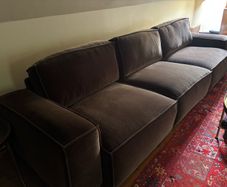 Velvet Sofa modular 3 meters long