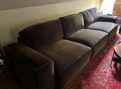 Velvet Sofa modular 3 meters long