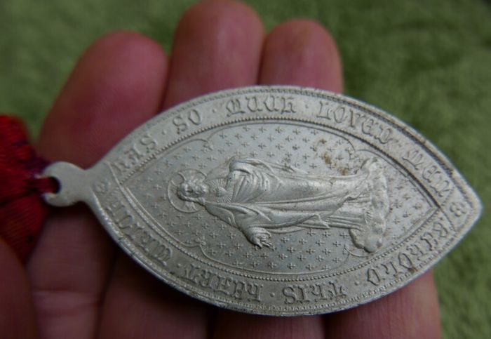 Antique Medals Pendants Holy Charms