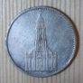 Germany 5 Reichsmark 1934 J Silver Coin Kirche Image 4