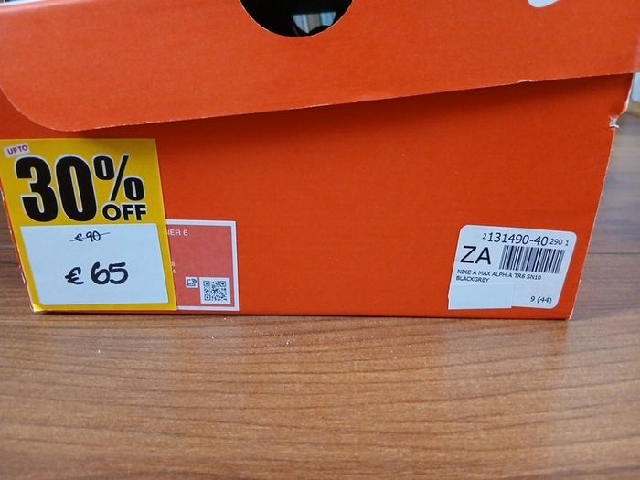 Nike Air max alpha size 9