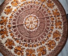 Vintage round rug