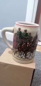 Collectable Budweiser  world famous clydesdales beer stein 1991 collectable