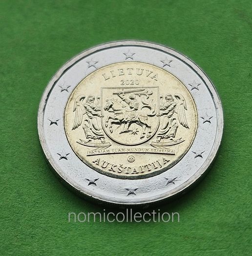 Commemorative Uncirculated 5 x 2 Euro coins.