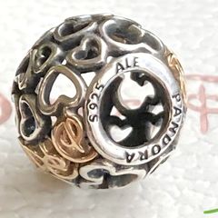 Pandora Disney Parks Exclusive Charm Open Works Hearts