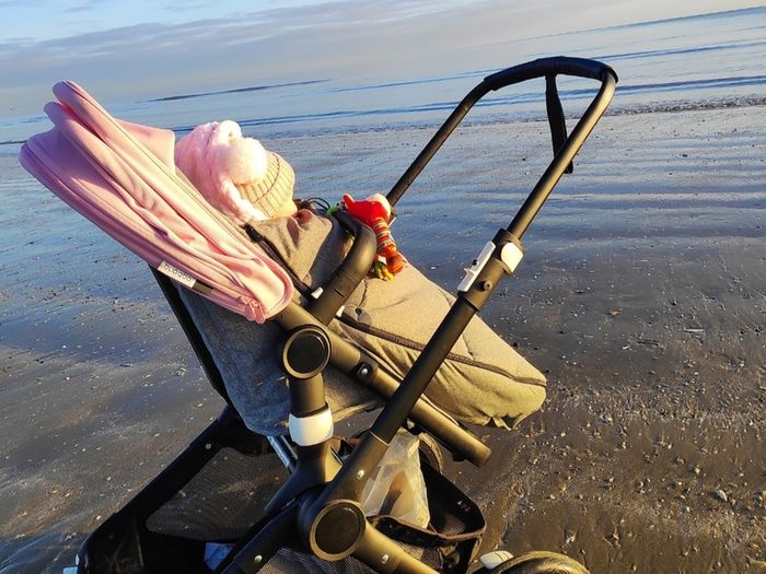 Bugaboo Fox Grey Melange & pink