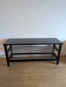 IKEA bench and shoe storage
