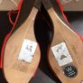 Size 5 Orange Suede Leather Wedges by Next Image 7
