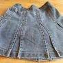 Cute GAP Girls Denim Stiched Skirt Age 3 Yrs Image 2