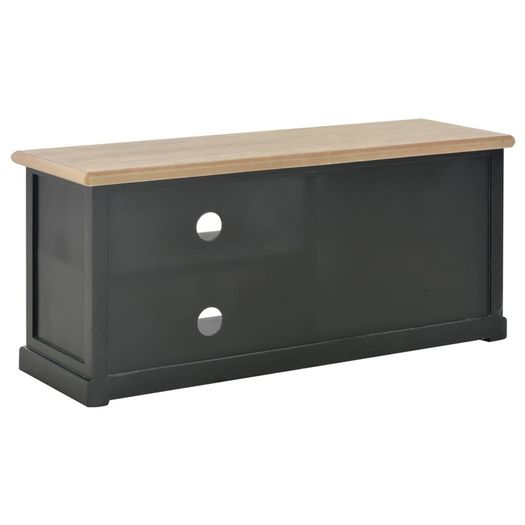 TV Cabinet Black 90x30x40 cm Wood