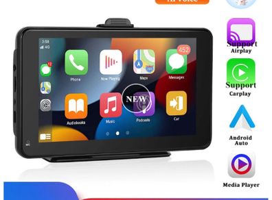 Universal 7'' Car Radio Multimedia Video Player Wireless Carplay And Wireless Android Auto Touch Screen