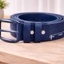 Women Black Leather Belt Genuine Leather Belt with Stitch Detail, Casual & Office Wear Belt for Jeans Image 8
