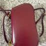 Celine Vintage Leather Triomphe Clasp Top Handle Crossbody Bag Image 4