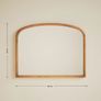M&S arched wooden mirror Image 4