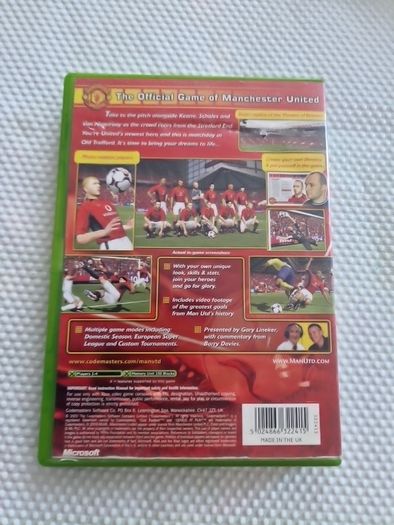 Manchester United Club Football Season 2003 2004 Xbox Original Games Original