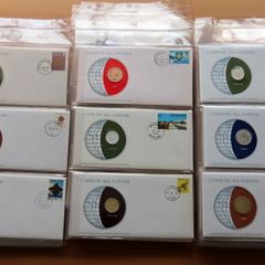 Mega collection of UNC coin & stamp covers | incl rarer coins