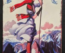 La vie parisienne, Vintage Style Metal Sign .