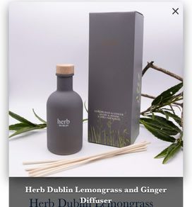 Herb Dublin Diffuser Lemongrass Made in Ireland
