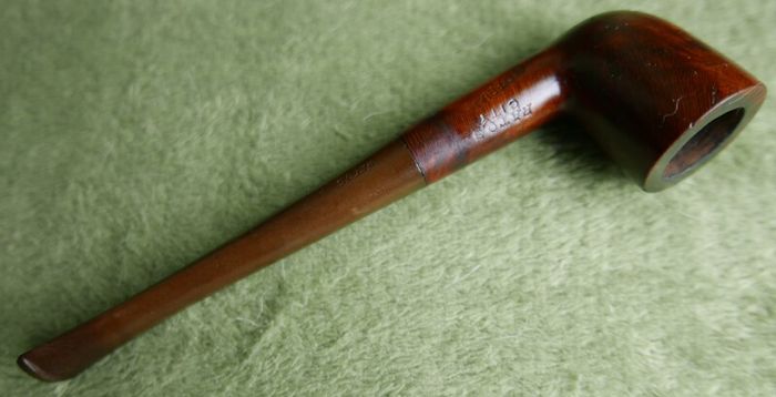 Vintage Hand Made Ratos Old Briar Wood France Smoking Pipe D3