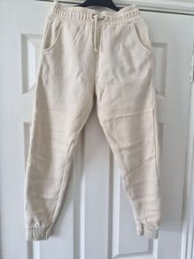 F&F cream tracksuit bottoms