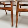 Iconic Danish Mid-Century Teak & Wool Dining Chairs by Schionning & Elgaard Image 6