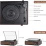 Vinyl Record Player Bluetooth Belt-Driven 3-Speed Turntable, Vintage Retro Record Players Built-in Stereo Speakers (FREE POSTAGE) Image 5