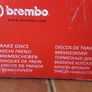 BMW E39 Front Brake Discs BREMBO 296mm UV Coated, High Carbone Image 5