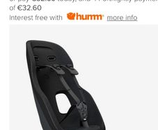 thule child bike seat carrier
