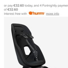 thule child bike seat carrier