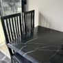 Table and chairs and glass cabinet Image 3