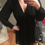 A WEAR black chiffon long sleeved dress Image 9