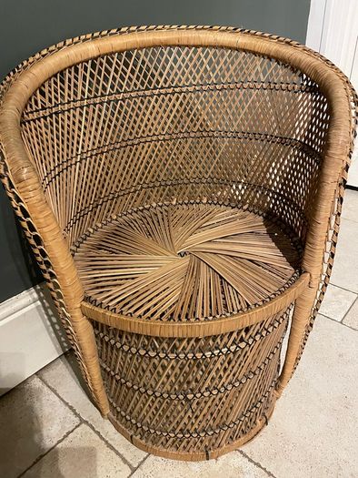 Vintage wicker chair