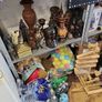 African candle holders carved Image 5