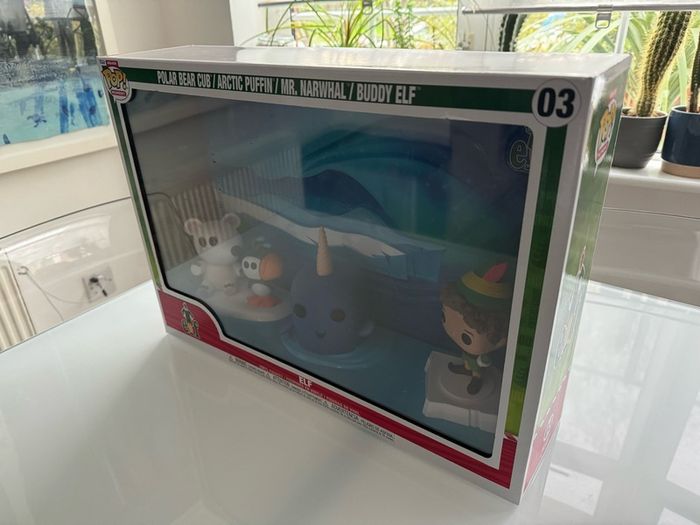 funko pop deluxe moment elf polar bear attic mpuffin