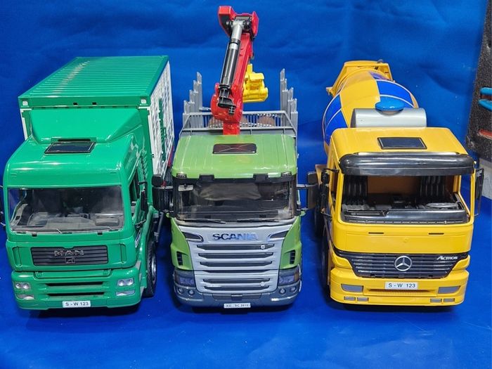 Bruder Truck Set  3 Large Trucks