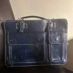 Vintage Leather Briefcase Bag