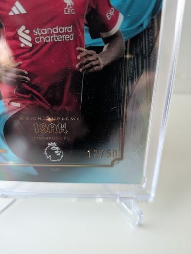 Alexander Isak Liverpool FC Topps Total Football Reign Supreme /50