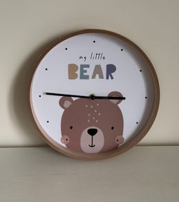 Kids by Kirkton House My Little Bear Childrens Clock