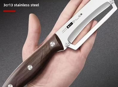 Stainless Steel Paring Knife with Wood Handle, new, unopened.