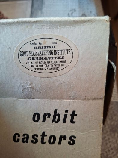 Lot of Vintage Items Nazareth Bag, Christmas Light, Match holder Advertising Fudge Tin, Orbit Castors in Original Box etc PRICE IS FOR 1 ONLY, postage available or collection
