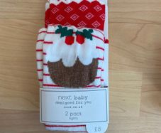 new next baby tights 2 pack 1.5-2 years Christmas
