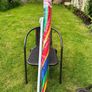 Summer Pride Rainbow Or Black & Red Garden Pub Party Parade Umbrellas. Brand New In Box 2 Metre Image 2