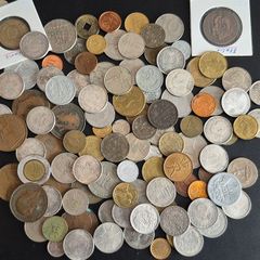 19th and 20th-century world coins from China, Germany, Poland, Italy, Ireland, etc.