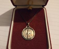 Vintage Virgin Mary Necklace