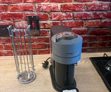 Nespresso vertuo coffee machine and pod holder