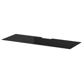Glass panel for IKEA Besta TV unit 120x40cm