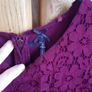 Burgundy dress girls from NEXT size 6 years Image 3