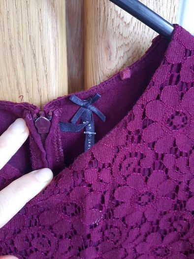Burgundy dress girls from NEXT size 6 years