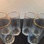 Vintage 1970s Pasabahce Gold Rim 7-Piece Glass Beverage Set Image 5