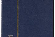 16 Pages, 8 leaf Lighthouse Medium (170mm X 228) Black Stamp Stockbook White Pages